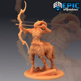 Centauroid Satyr Archer 3D-printed model